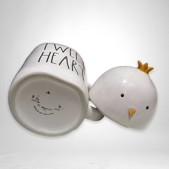Rae Dunn Tweet Heart Mug and Topper - Picture 4 of 4
